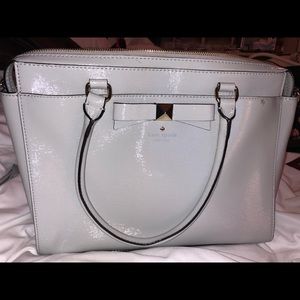 Grey Kate Spade Purse